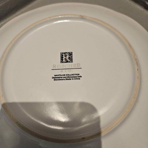 Rosenberg & Co Nautilus Collection Plates   Set of 3 - Picture 4 of 4